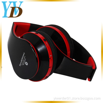 Red 5012 Bluetooth Headset Wireless Device TF FM Radio Bluetooth Headphone (YWD-T8)